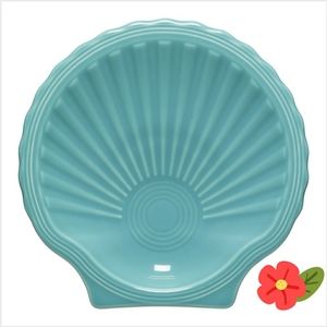 FIESTA TURQUOISE SHELL PLATE